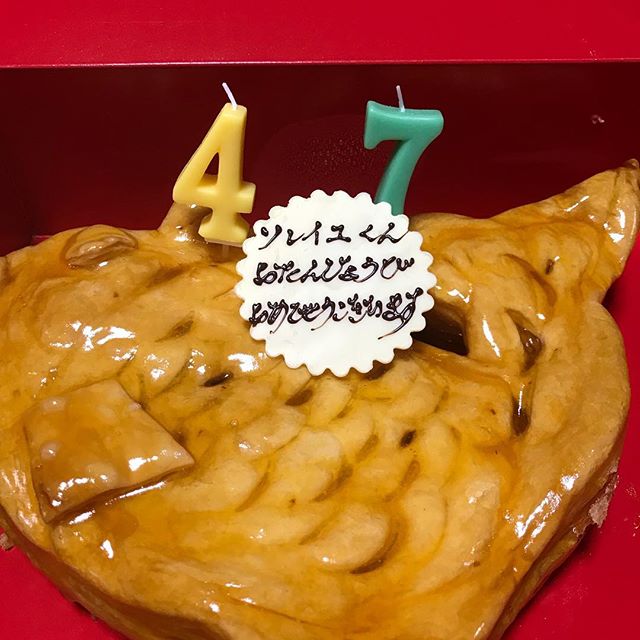 お誕生日お祝いいただきました！ありがとうございます47歳頑張ります#アクサングラーブルソレイユ